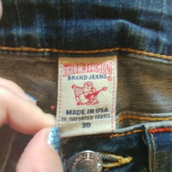 True Religion Blue Jeans - Picture 4 of 6